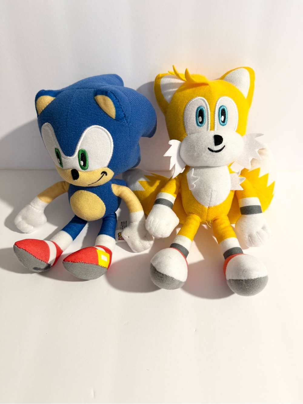Sonic the Hedgehog & Tails Plush Set - Blue and Yellow